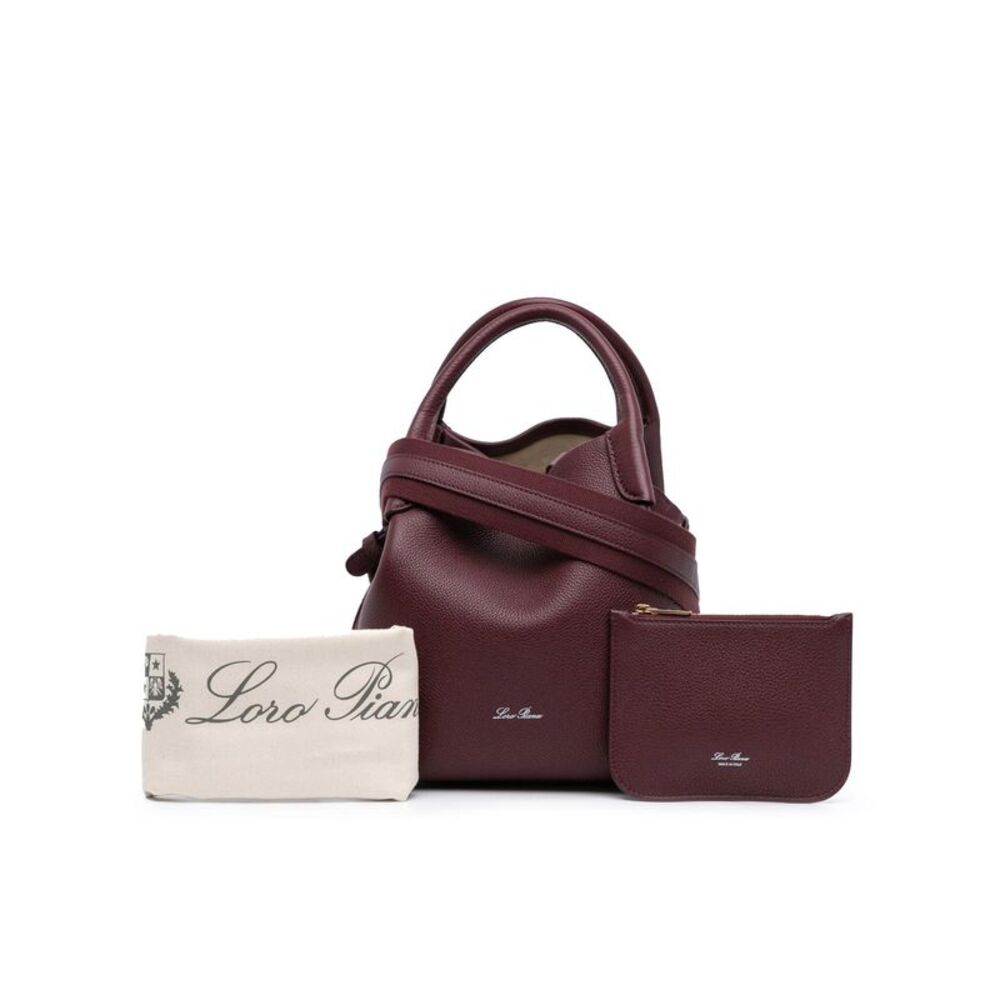 Pre Loved Loro Piana Small Grained Calfskin Bale Bag - Picture 7 of 7